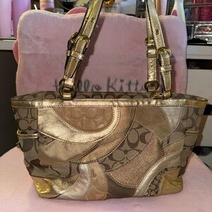 Vintage coach patchwork bag